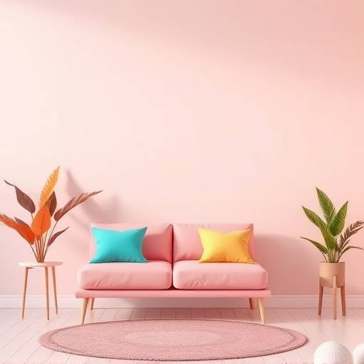 Palette de couleurs vives et pastel pour la d&eacute;coration int&eacute;rieure